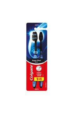 Colgate Süper Flexi Siyah 1+1 Diş Fırçası Orta