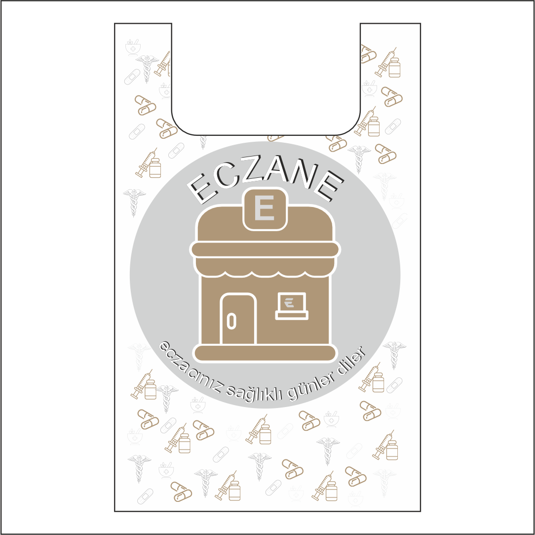 Eczane Poşeti Atlet 30x60 1 Box 750 Adet Poşet