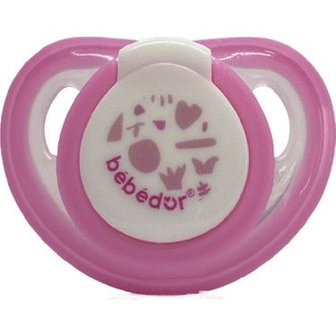Bebedor 101 Cherry Silikon Kiraz Uçlu Emzik 0-6 Ay No: 1 - Pembe