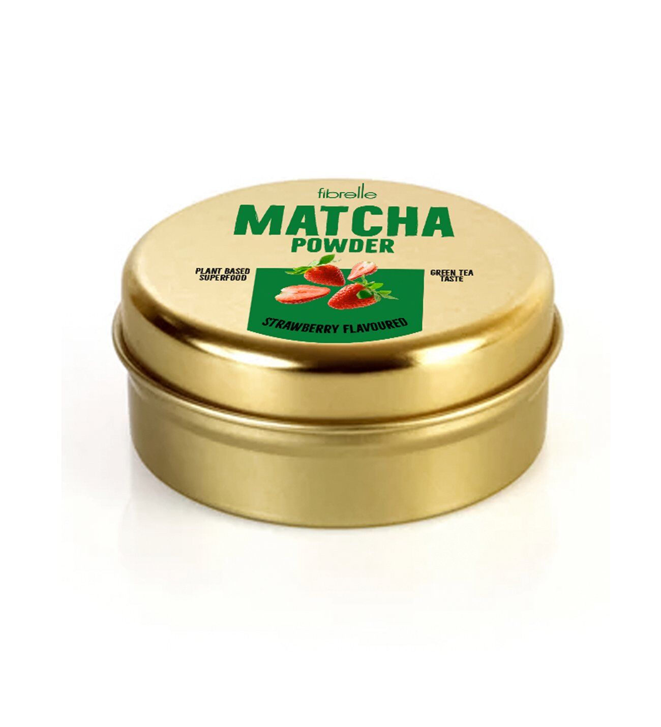 Fibrelle Matcha Çilek 25 gr - Teneke Kutu