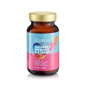 Life In Çiğnenebilir Çocuk Multivitamin A-Z 60 Tablet