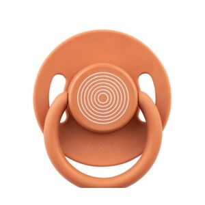 Wee Baby 364 Mat Gövdeli Yuvarlak Uçlu Silikon Emzik No: 1 - Kiremit