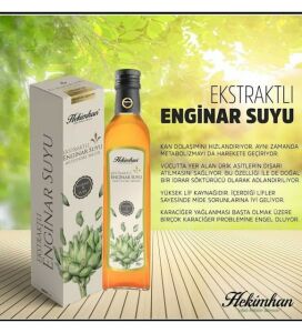 Hekimhan Ekstratlı Enginar Suyu 500 ml