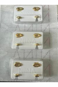 Nina Gümüş Top-Yıldız-Kalp Metal Renk Karışık 12'li