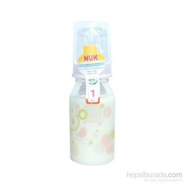 Nuk Silikon Emzikli Cam Biberon 125 ml - Pembe