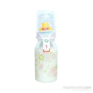Nuk Silikon Emzikli Cam Biberon 125 ml - Pembe