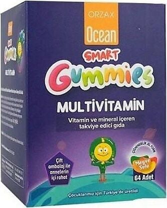 Ocean Smart Gummies Multivitamin Jel 64'lü - 2 Adet