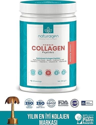 Naturagen Powder Peptides Hyaluronic Acid ve Multivitamin 300 gr