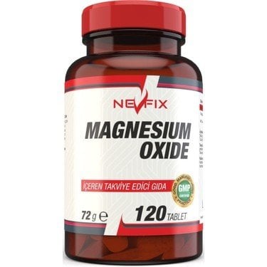 Nevfix Magnesium Oxide Magnezyum 250 mg 120 Tablet