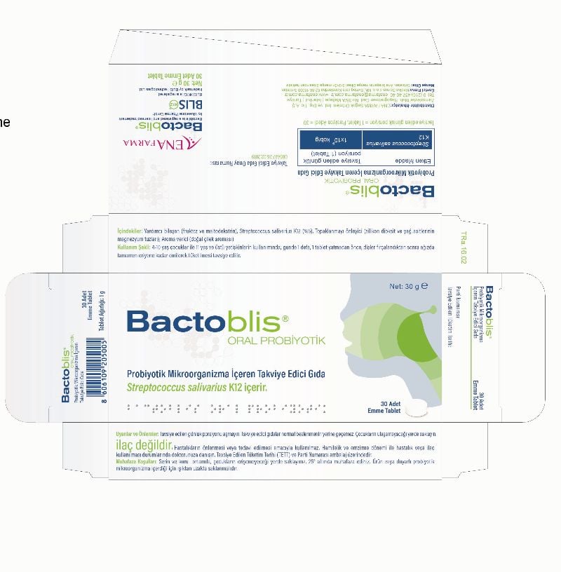 Bactoblis Probiyotik 30 Tablet