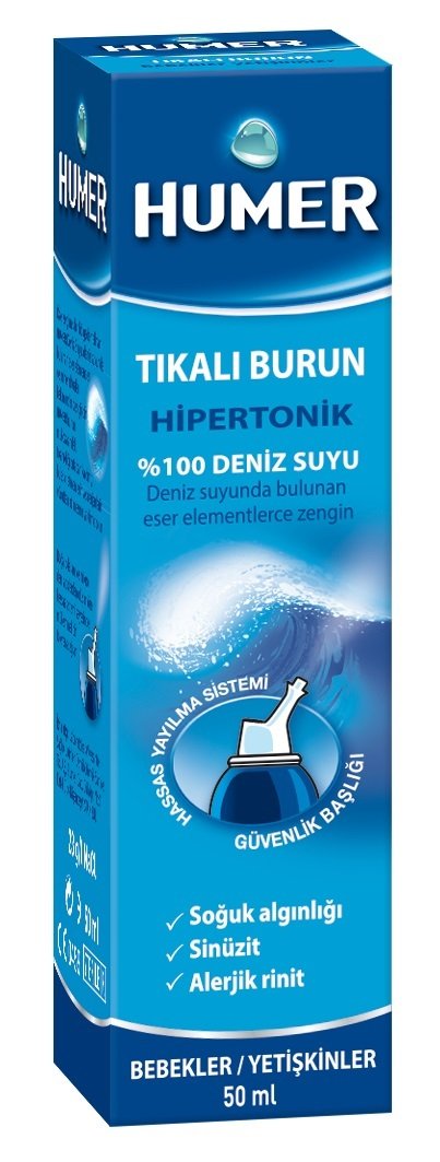 Humer Burun Spreyi 50 ml Yetişkinler+Çocuklar İçin