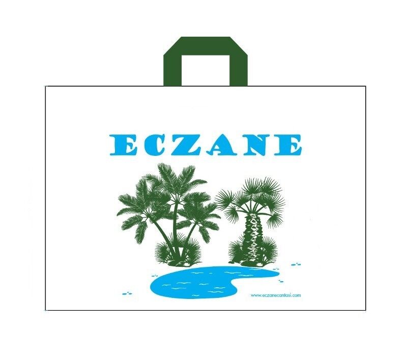 Çanta Tipi Yumuşak Saplı Eczane Poşeti 50 cm x 35 cm 30 Adet 1 kg