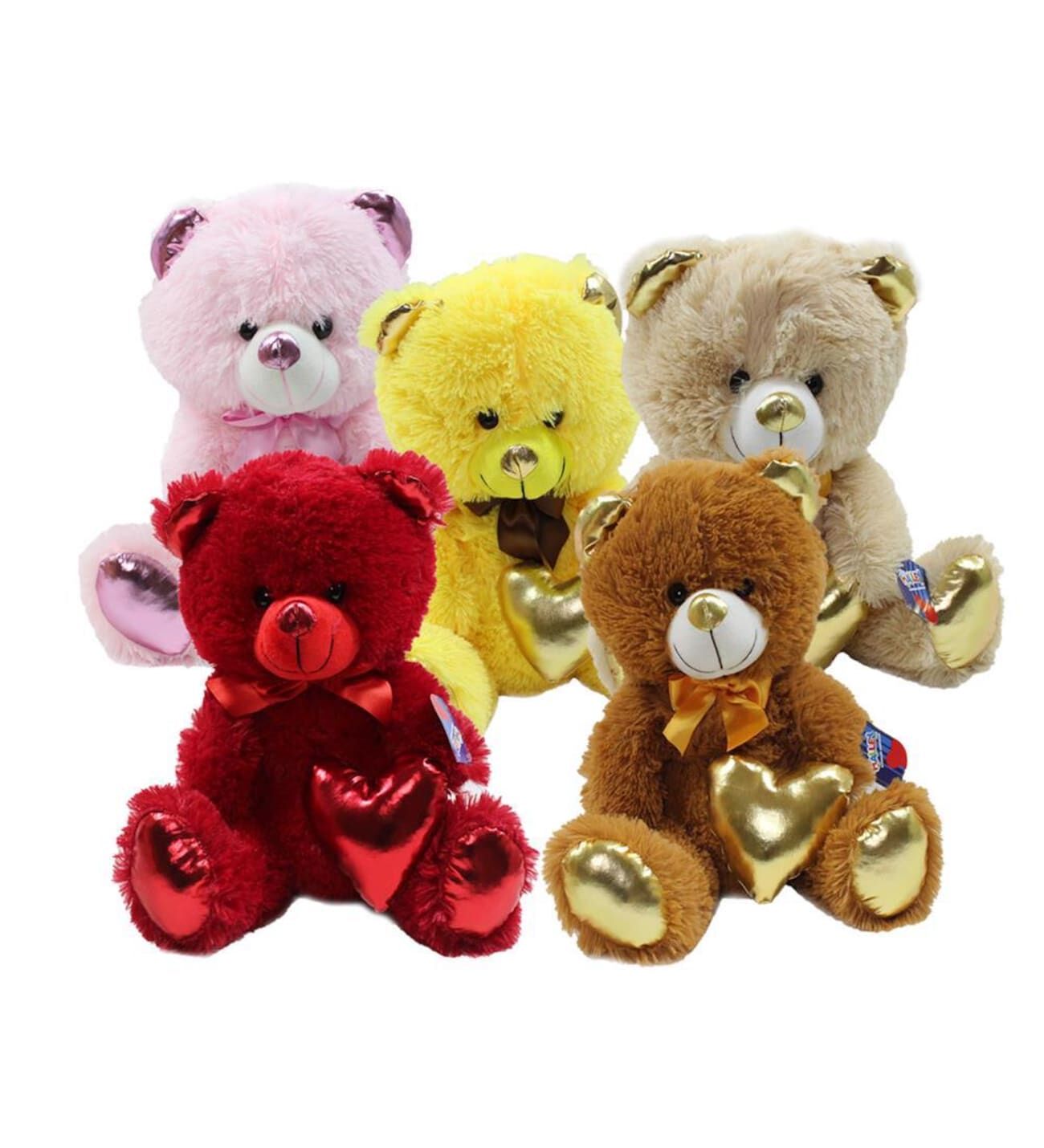 Halley Oyuncak 62501 Parlak Kalpli Peluş Ayı 40 cm
