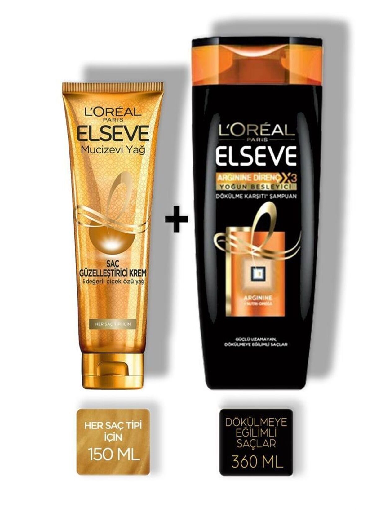 Elseve Yoğun Besleyici Saç Güzelleştirici Krem 360 ml + 150 ml Hediyeli