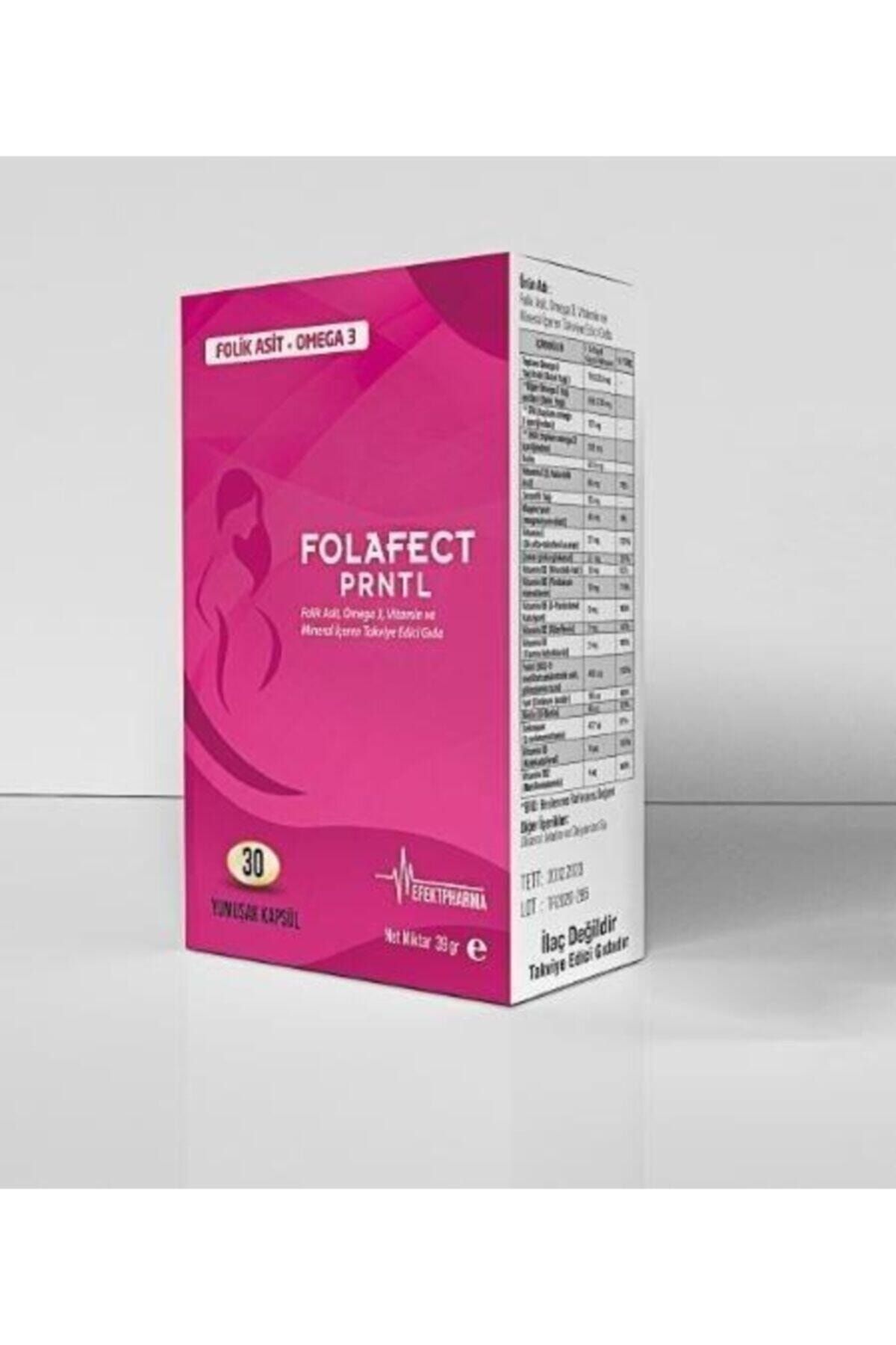 Folafect Prntl Folik Asit Omega 3 İçerikli 30 Yumuşak Kapsül