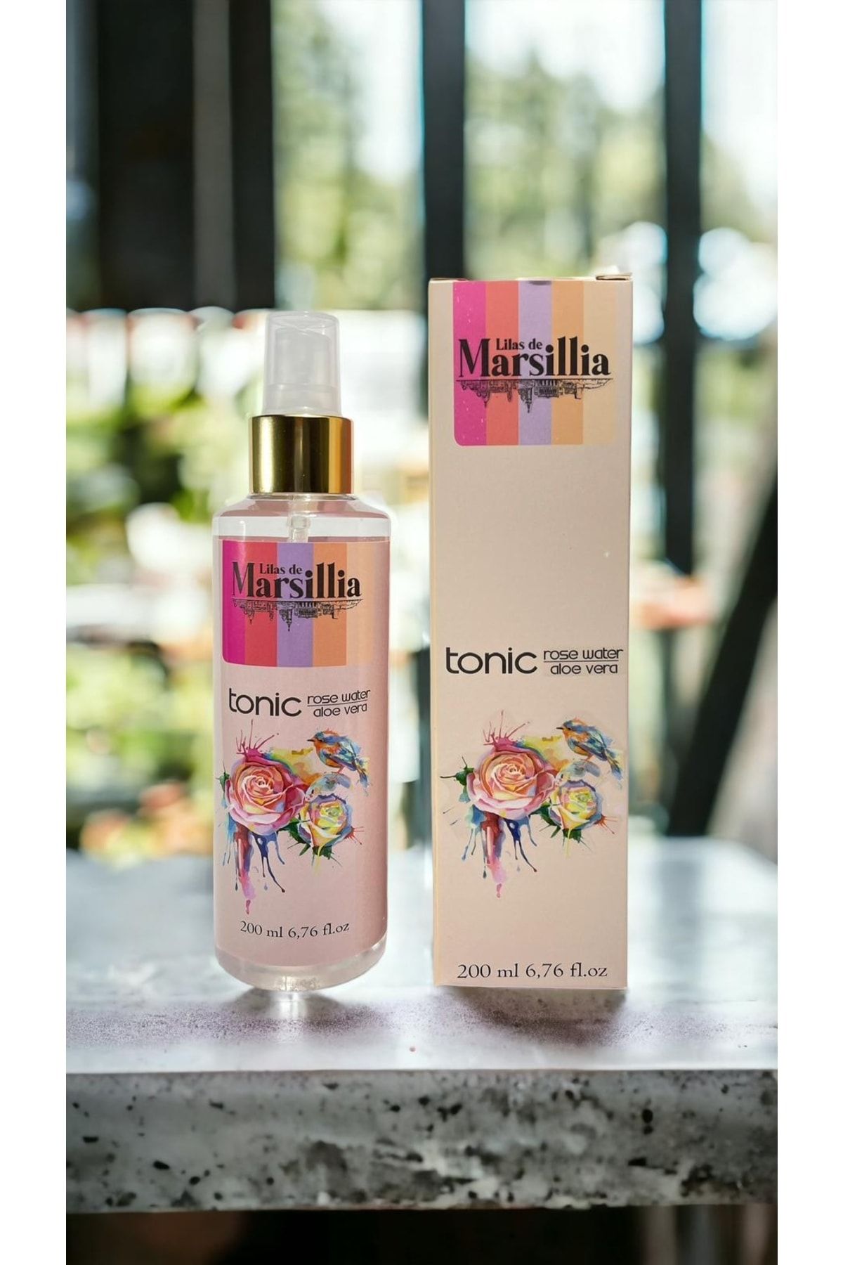 Lilas de Marsillia Tonic Rose Water Aloe Vera Yüz Toniği 200 ml