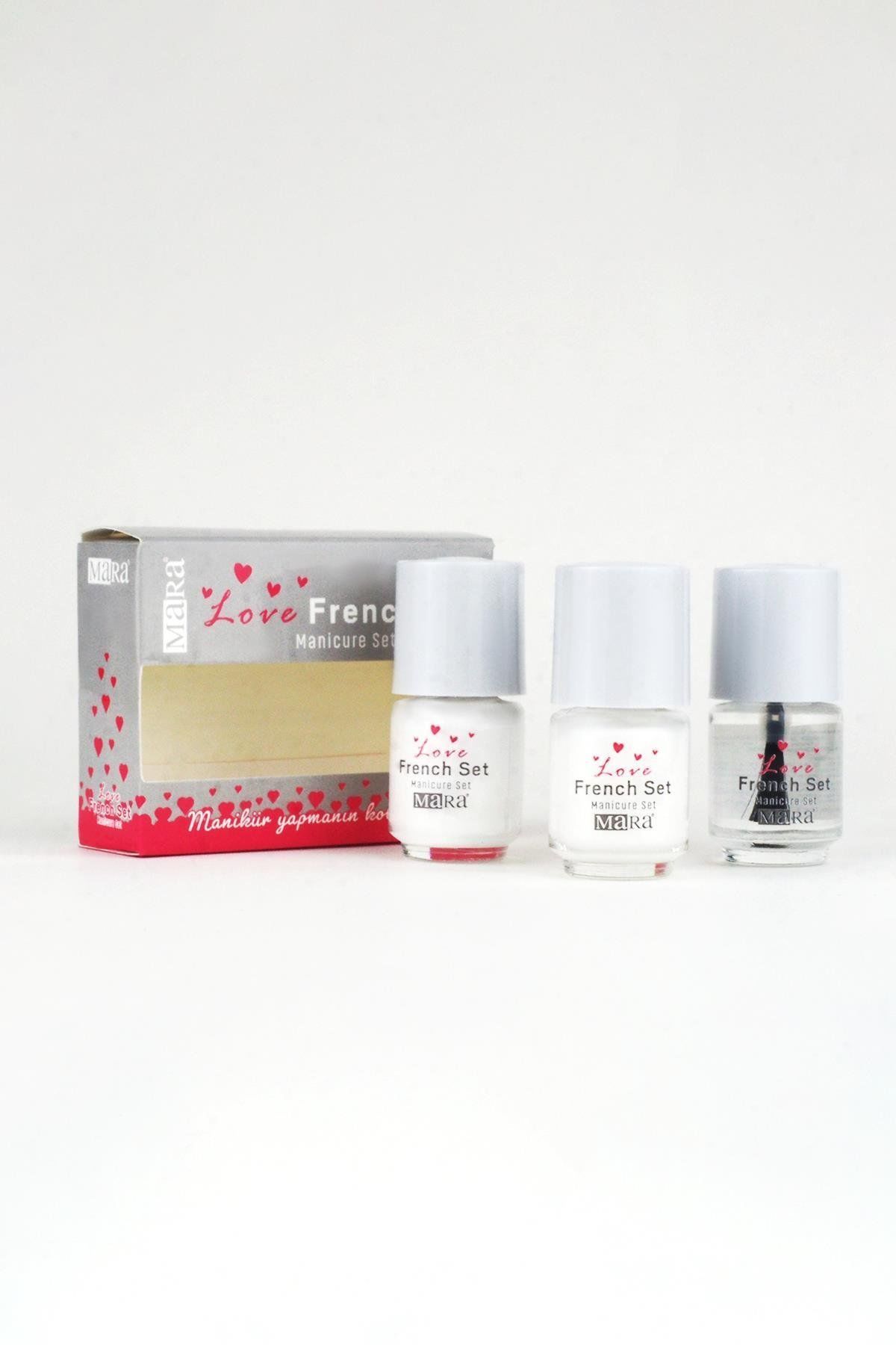 Mara Love French Manicure Set 5 ml 3'lü
