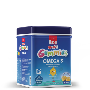 Ocean Smart Gummies Omega 3 Çiğnenebilir Jel Form 30 lu