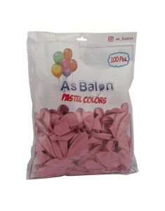 Erbay Helium İç Mekan As Balon Açık Pembe 100'lü