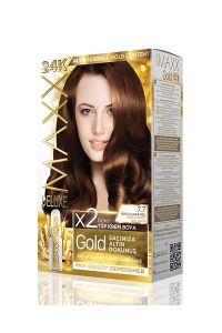 Maxx Deluxe Golden 24K Saç Boyası 2'li 60 ml 3.0 Koyu Kahve