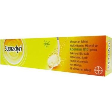 Supradyn Koenzim Q10 15 Efervesan Tablet