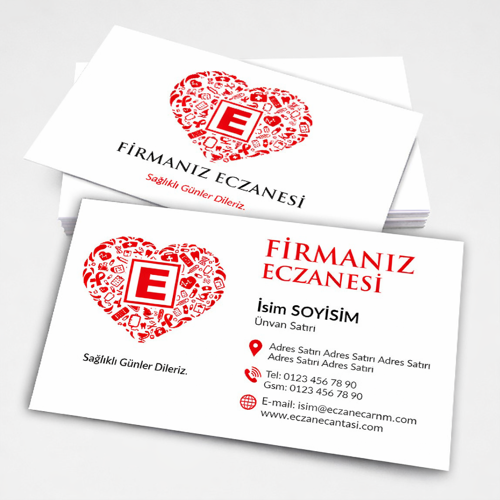 Eczane Kartvizit No:102 1000 Adet