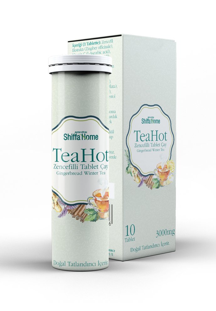 TEAHOT ZENCEFİLLİ ÇAY 10 TABLET
