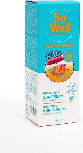 So Well Kids Güneş Kremi SPF50+ 100 ml - 12'li Stant
