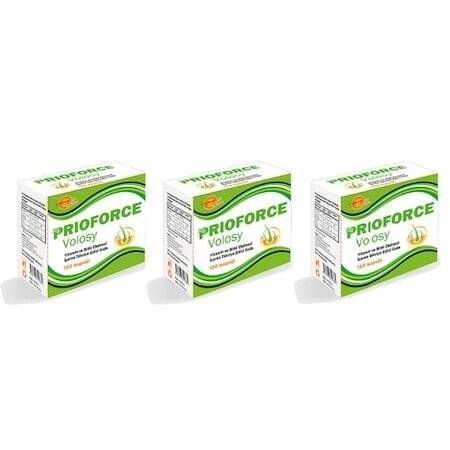 Force Nutrition Prioforce Volosy Saç Bakım İçin 120 Kapsül - 3 Adet