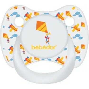 Bebedor 173 Tritan Damaklı Şeffaf Emzik 18+ Ay No: 3 - Sarı