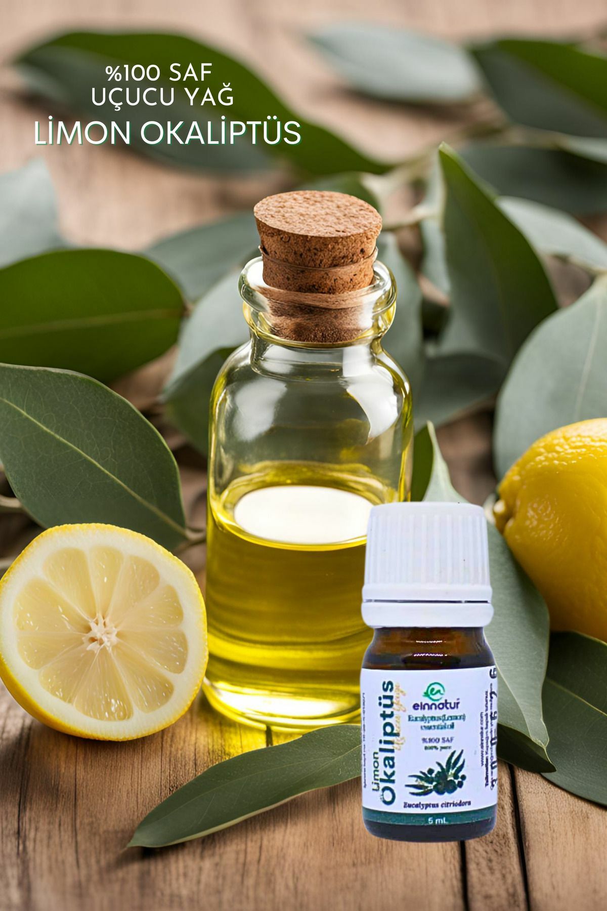 Einnatur Okaliptüs Limon Uçucu Yağı %100 Saf Essential Oil 5 ml