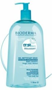 (KAPAK HASARLI) Bioderma ABCDerm Foaming Cleanser 1L- Bebekler İçin Göz Yakmayan Temizleme Jeli