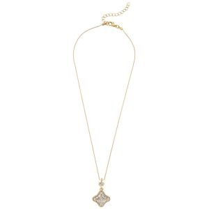 Star Zirkon Taşlı Kolye Gold