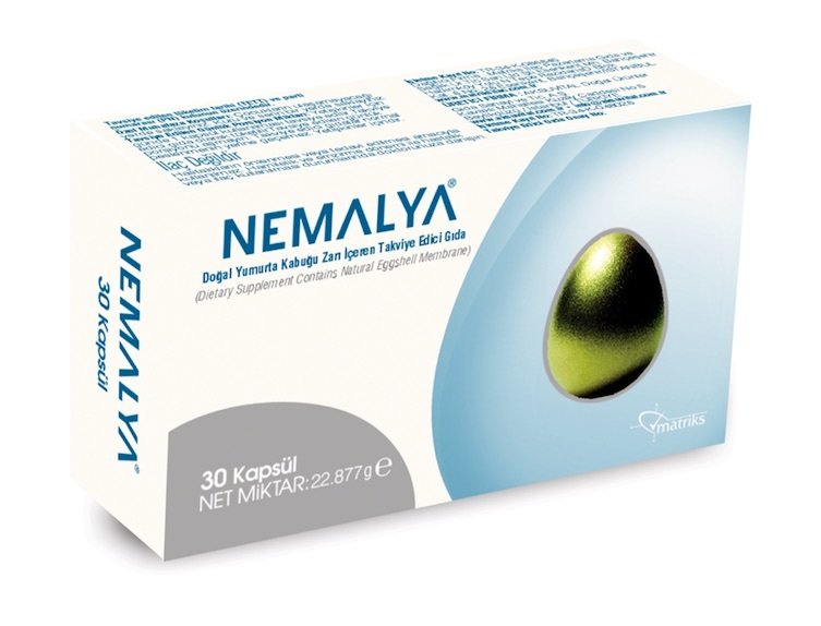 Nemalya Doğal Yumurta Kabuğu Zarı 30 Kapsül