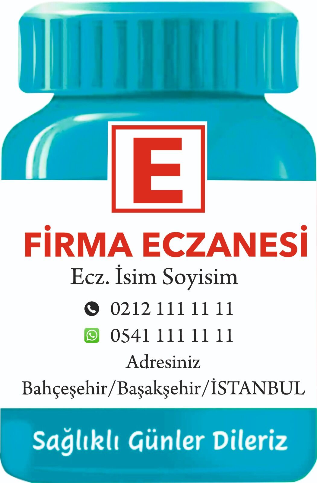 İlaç Şişesi Magnet No:4 - 1000 Adet