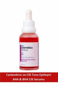 The Cosmetics Factory Canlandırıcı ve Cilt Tonu Eşitleyici AHA & BHA Cilt Serumu 30 ml