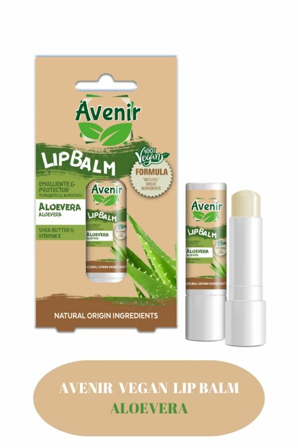 Avenir Stick Lip Balm Vegan Aloe Vera