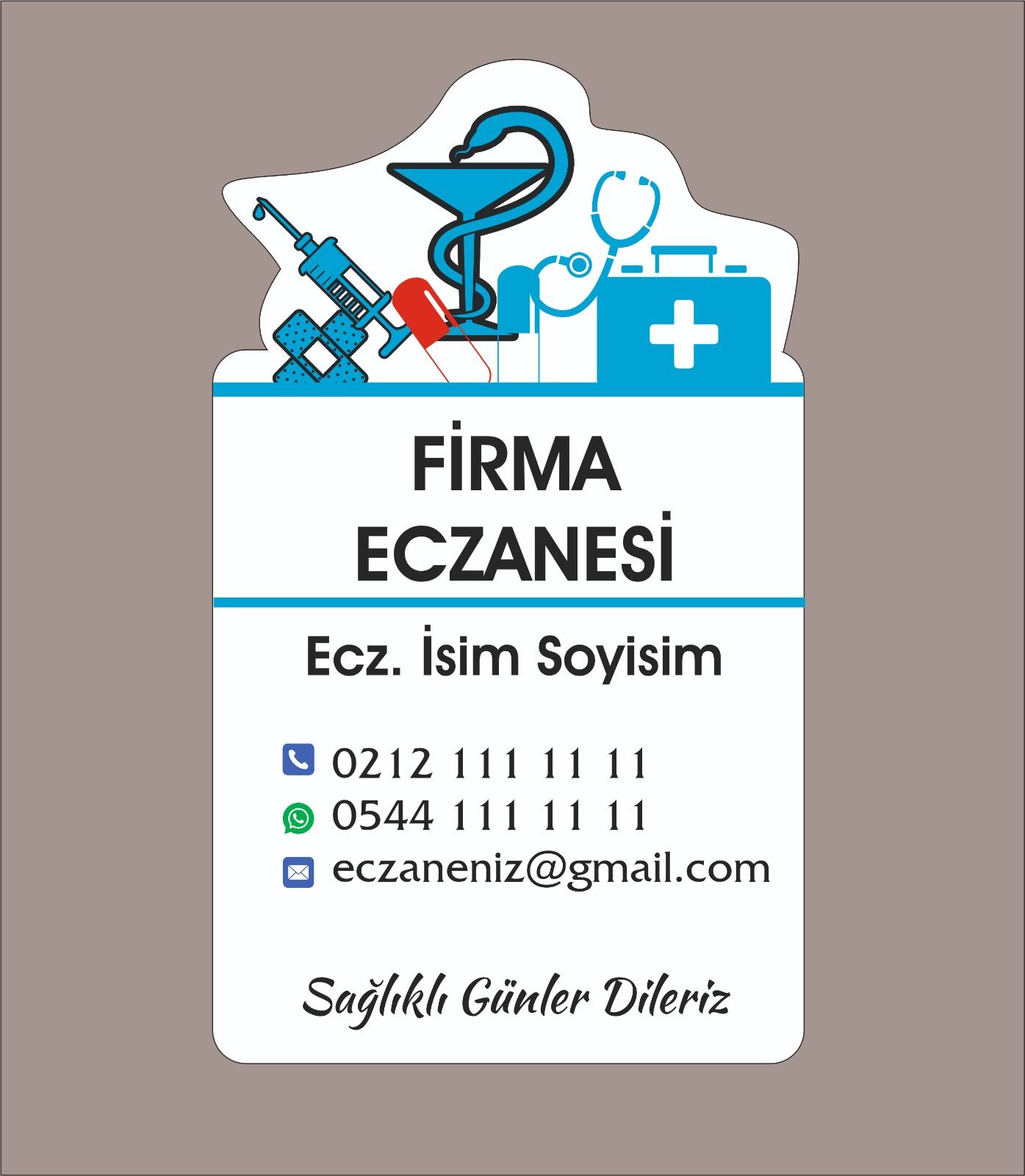 Eczane Magnet No:24 - 1000 Adet