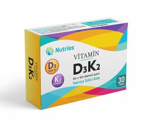 Nutries D3k2 30 Tablet