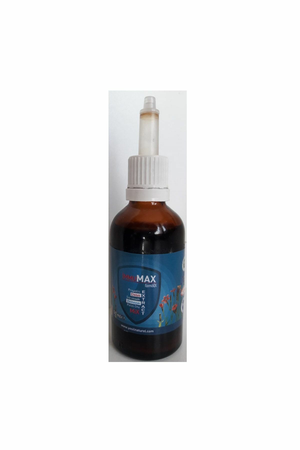 Yeşil Naturel Immumax Doğal Alkolsüz Bitkisel Ekstrakt Damla 50 ml