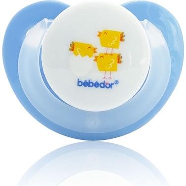 Bebedor 192 Classic Serisi Damaklı Emzik No 2 6-18 Ay - Mavi