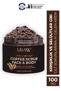 Uraw Cosmetics Coffee Scrub Face Body 100 ml