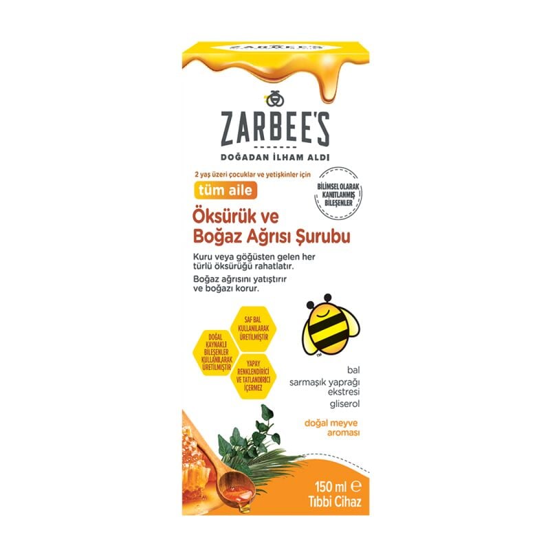 ZARBEE S OKSURUK BOGAZ SURUBU 150 ML