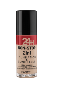 Pastel 24 H Non-Stop 2 in 1 Fondöten Concealer No: 606