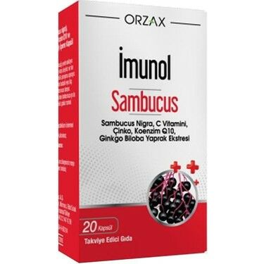 İmunol Sambucus 20 Kapsül 1+1