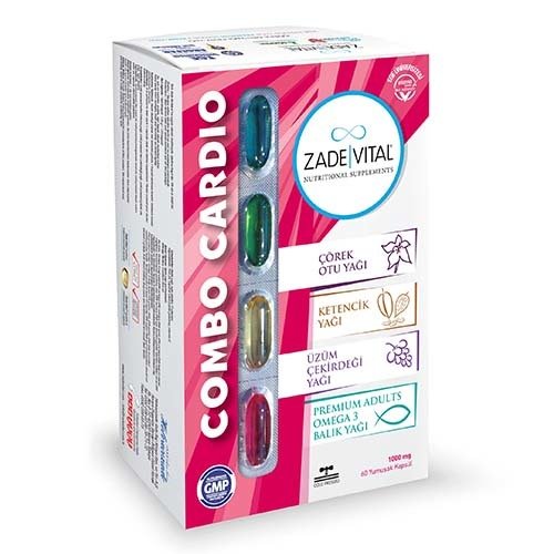 Zade Vital Combo Cardio 60 Yumuşak Kapsül