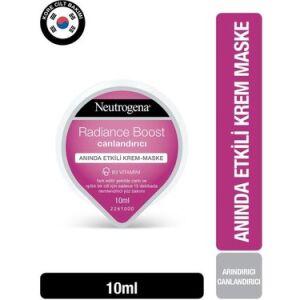 Neutrogena Radiance Boost Hidrojel Krem Maske 10'lu