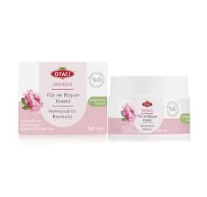 Otacı Gül Kürü Yüz ve Boyun Kremi 50ml