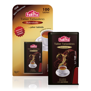 Takita Sukralozlu Tablet Tatlandırıcı 100 Tablet