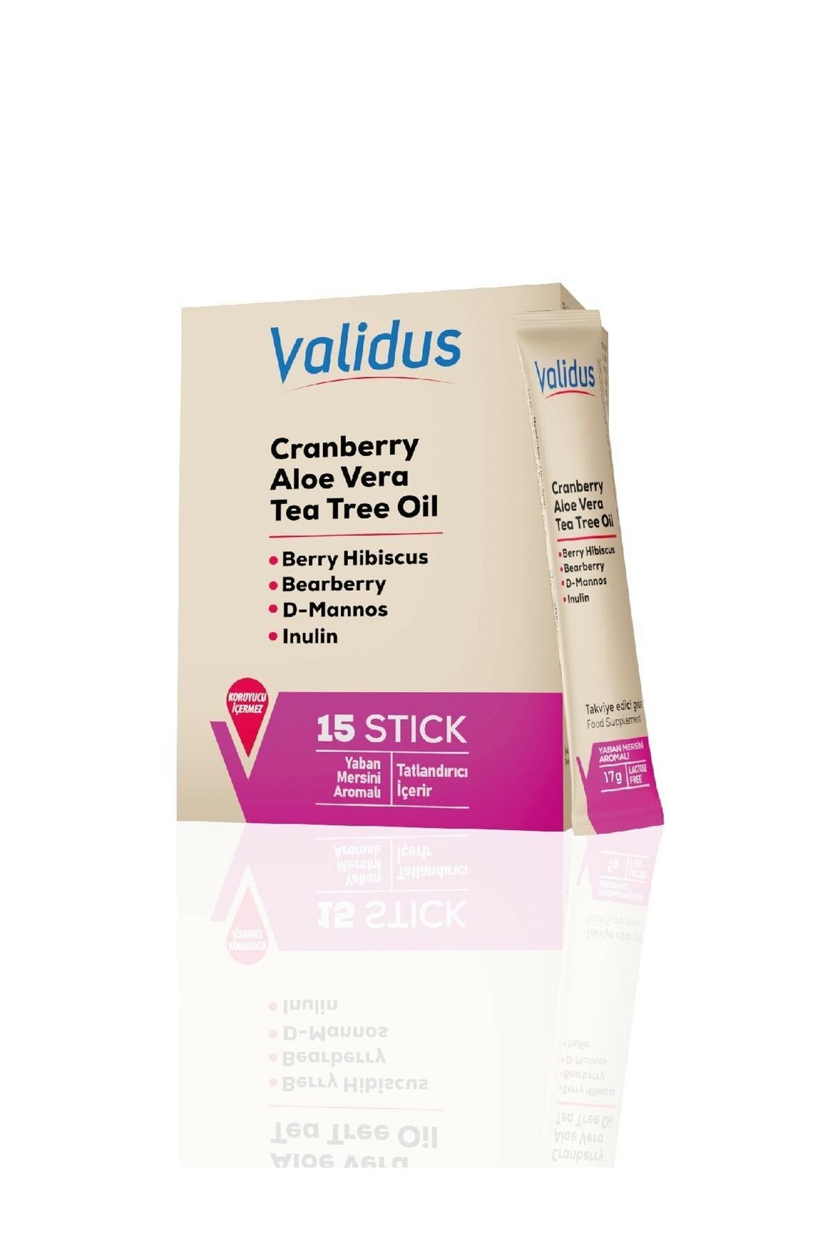 Validus Cranberry Aloe Vera Tea Tree Oil 15 Stick